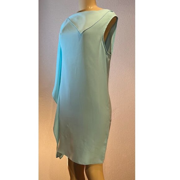 TRINA TURK, Ellyson Shift Dress, Light Aqua Size S New with Tags - Picture 4 of 6